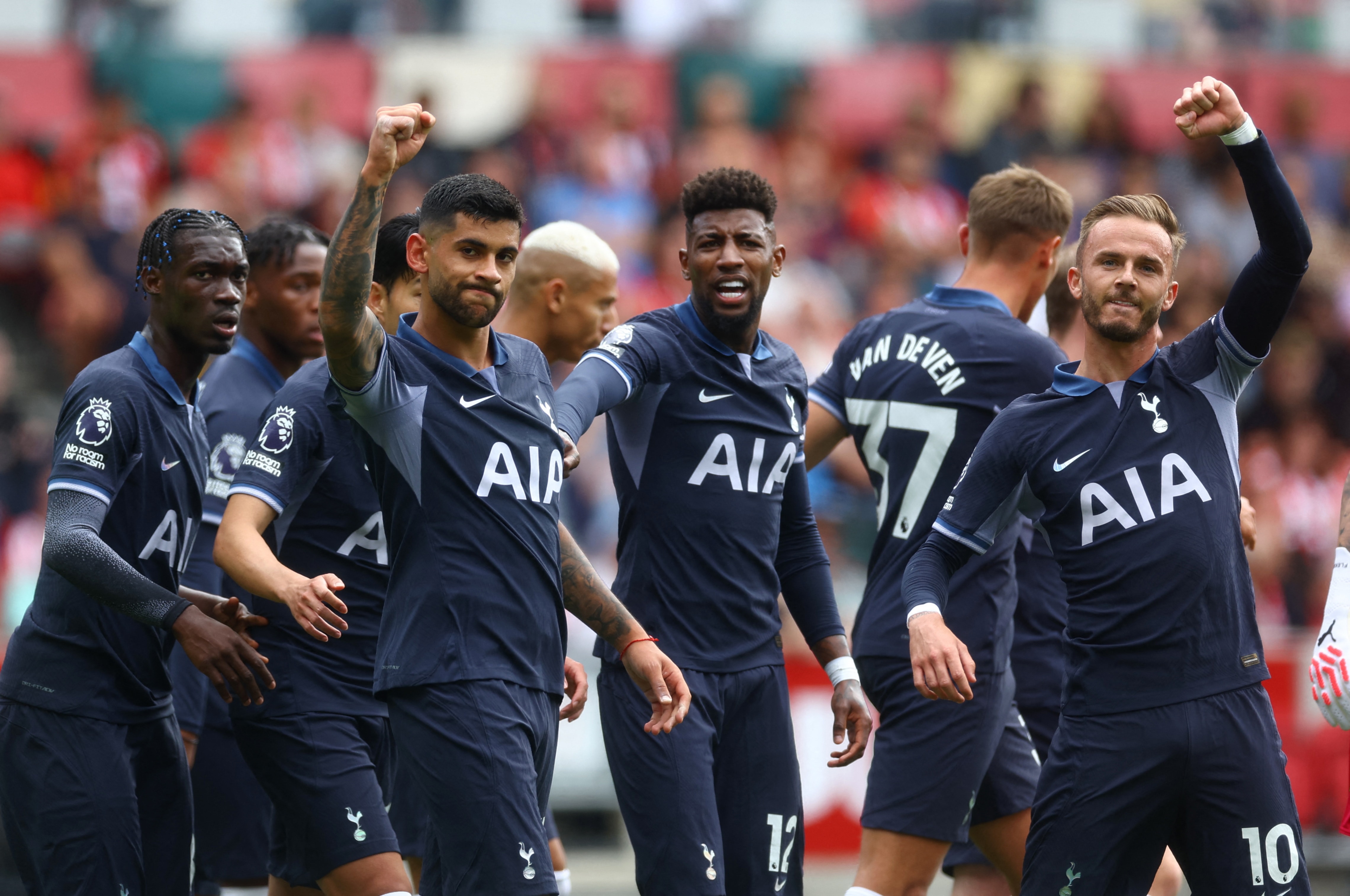 Spurs start post-Kane era with a 2-2 draw at Brentford | Reuters